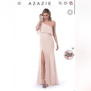 Azazie Modella bridesmaid dress in rose petal